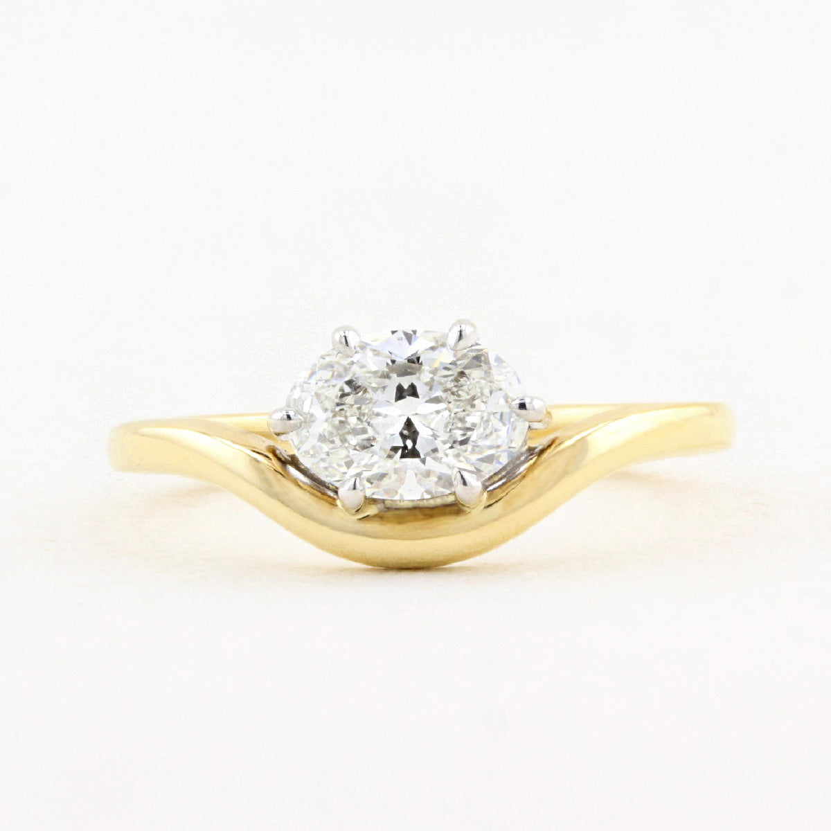 0.70ct Oval Diamond Engagement Ring