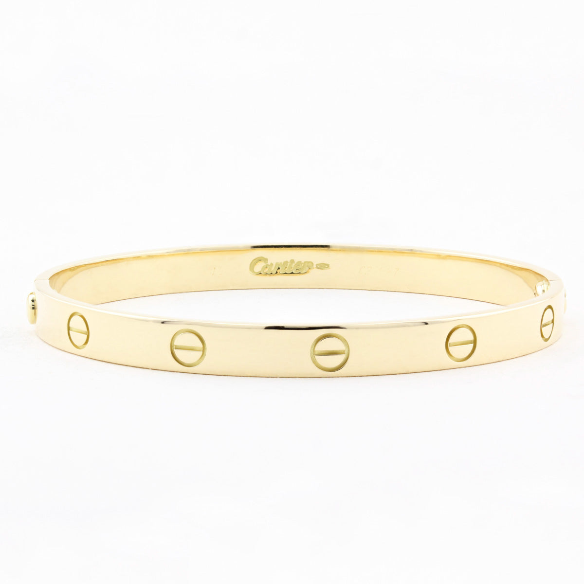 Cartier Classic Yellow Gold Love Bracelet - Size 19