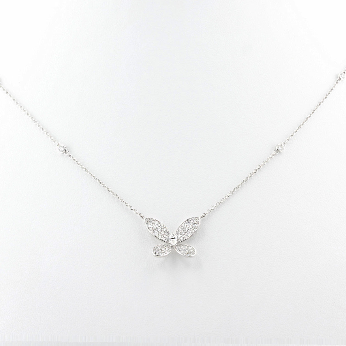 Diamond Butterfly Necklace