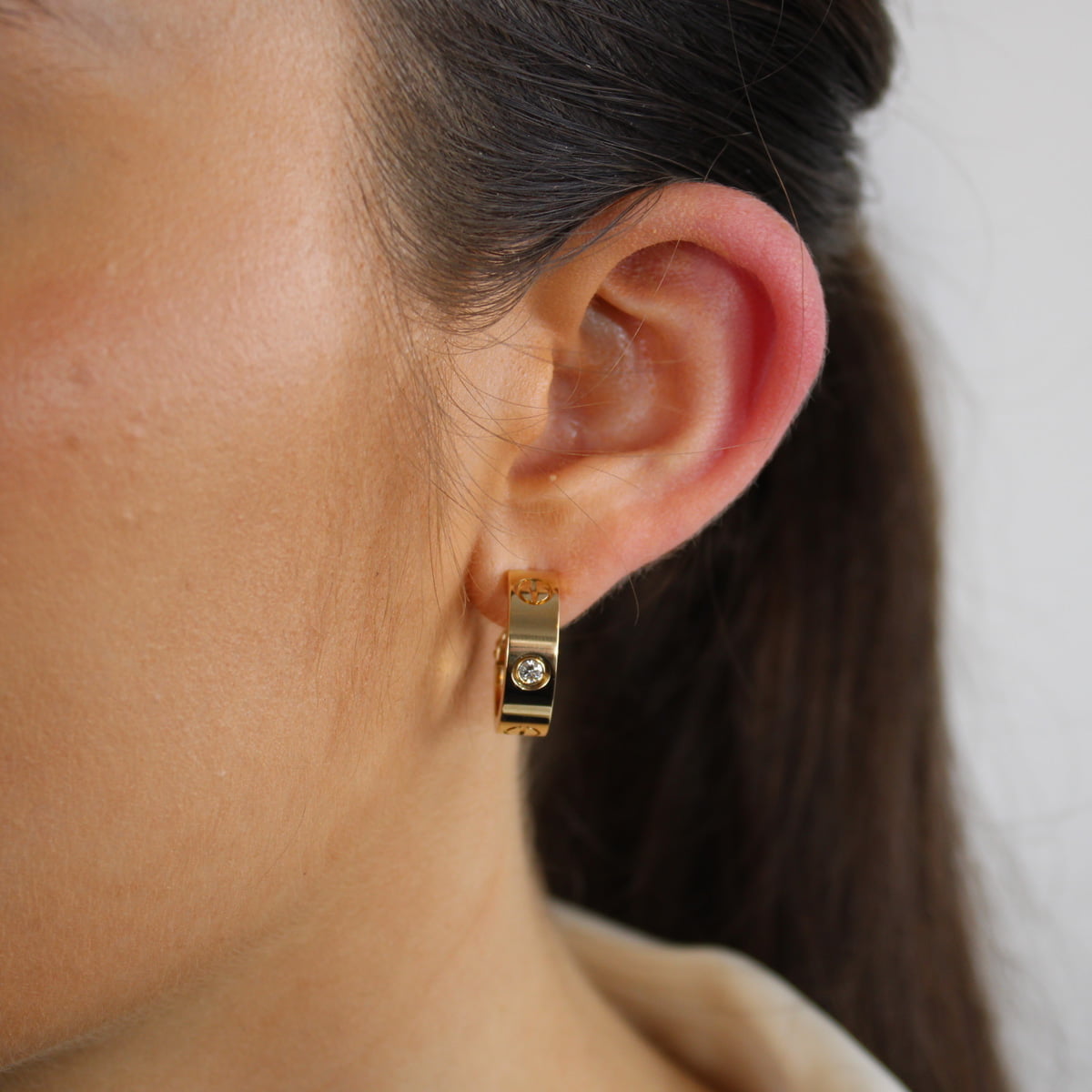 Cartier Diamond Love Earrings