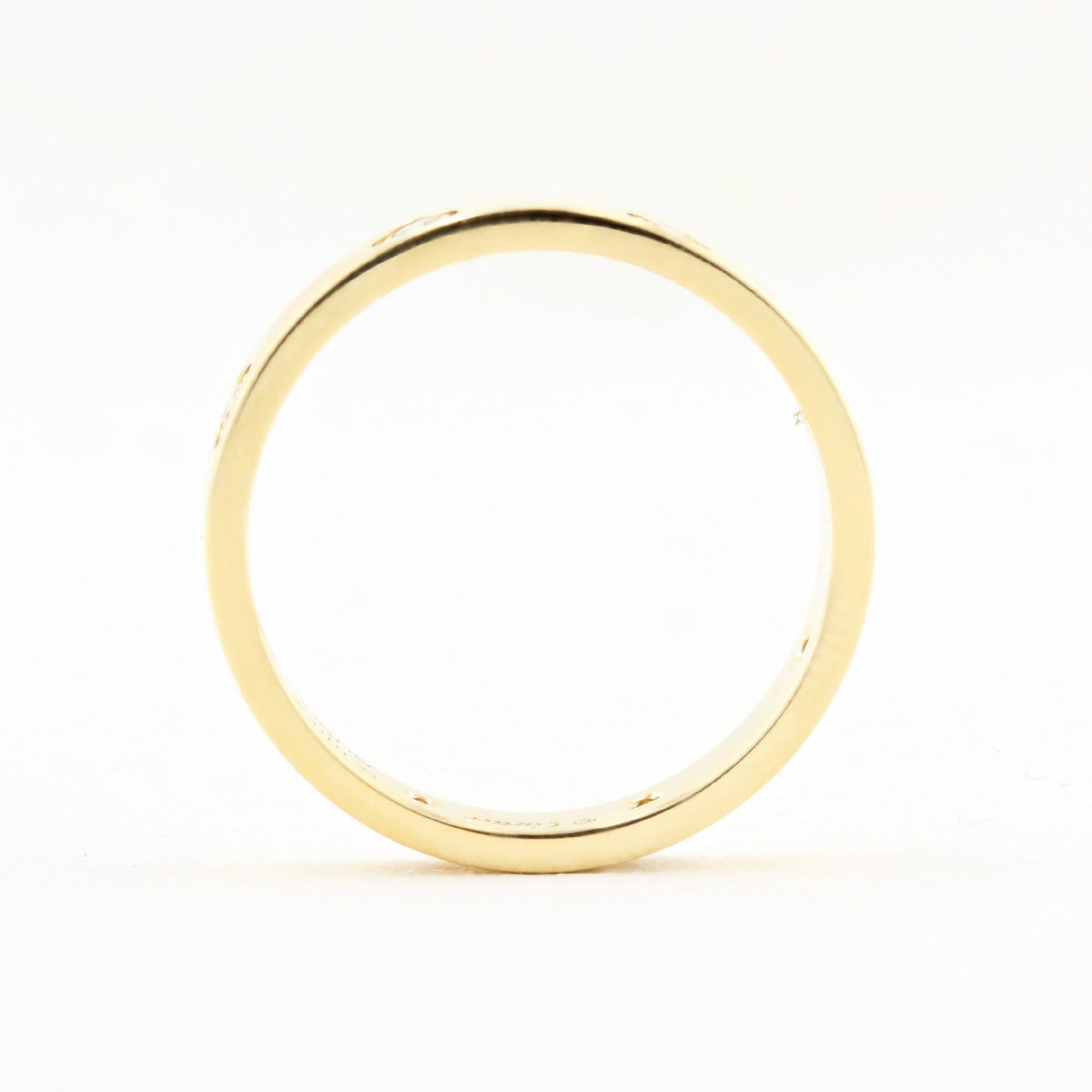 Cartier Yellow Gold Eight Diamond SM Love Ring - Size 56