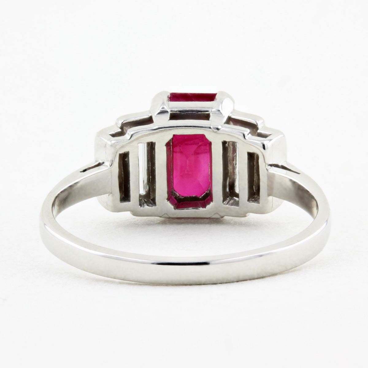 Art-Deco Burma Ruby & Diamond Ring