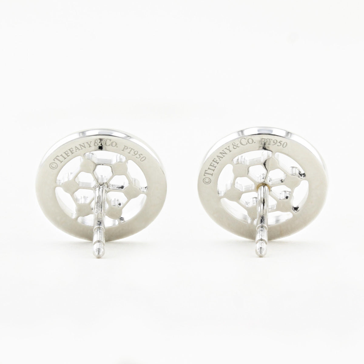 Tiffany Diamond Disk Earrings