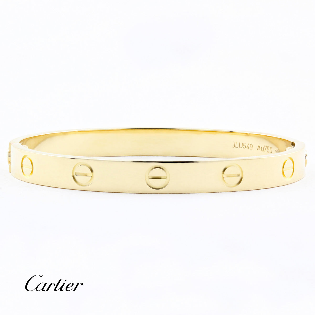 Cartier Classic Yellow Gold Love Bracelet - Size 16