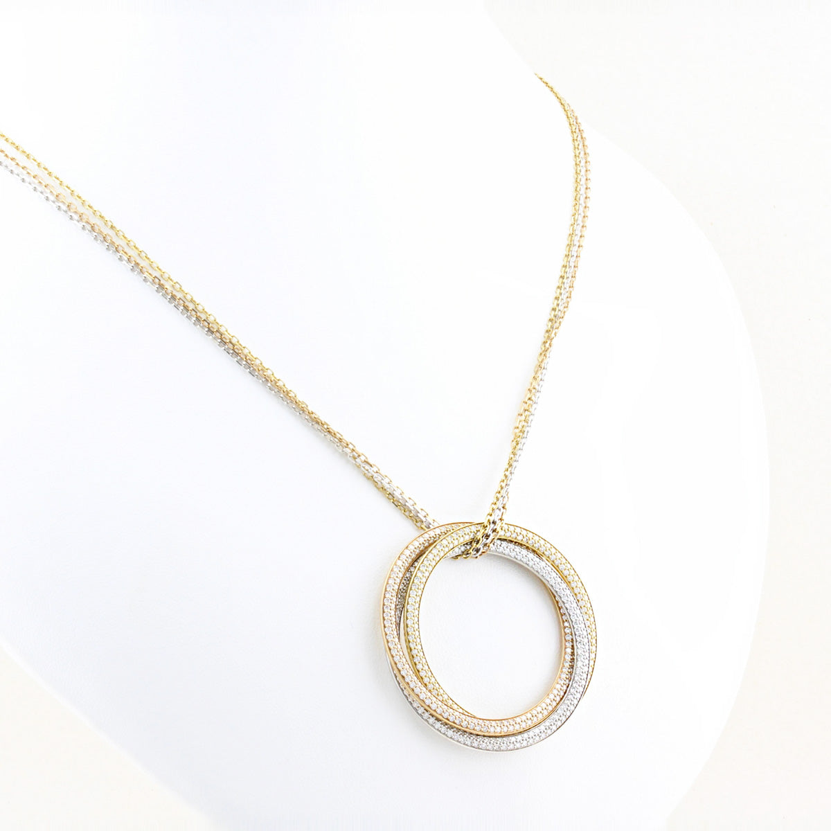 Rare Vintage Cartier Trinity Necklace