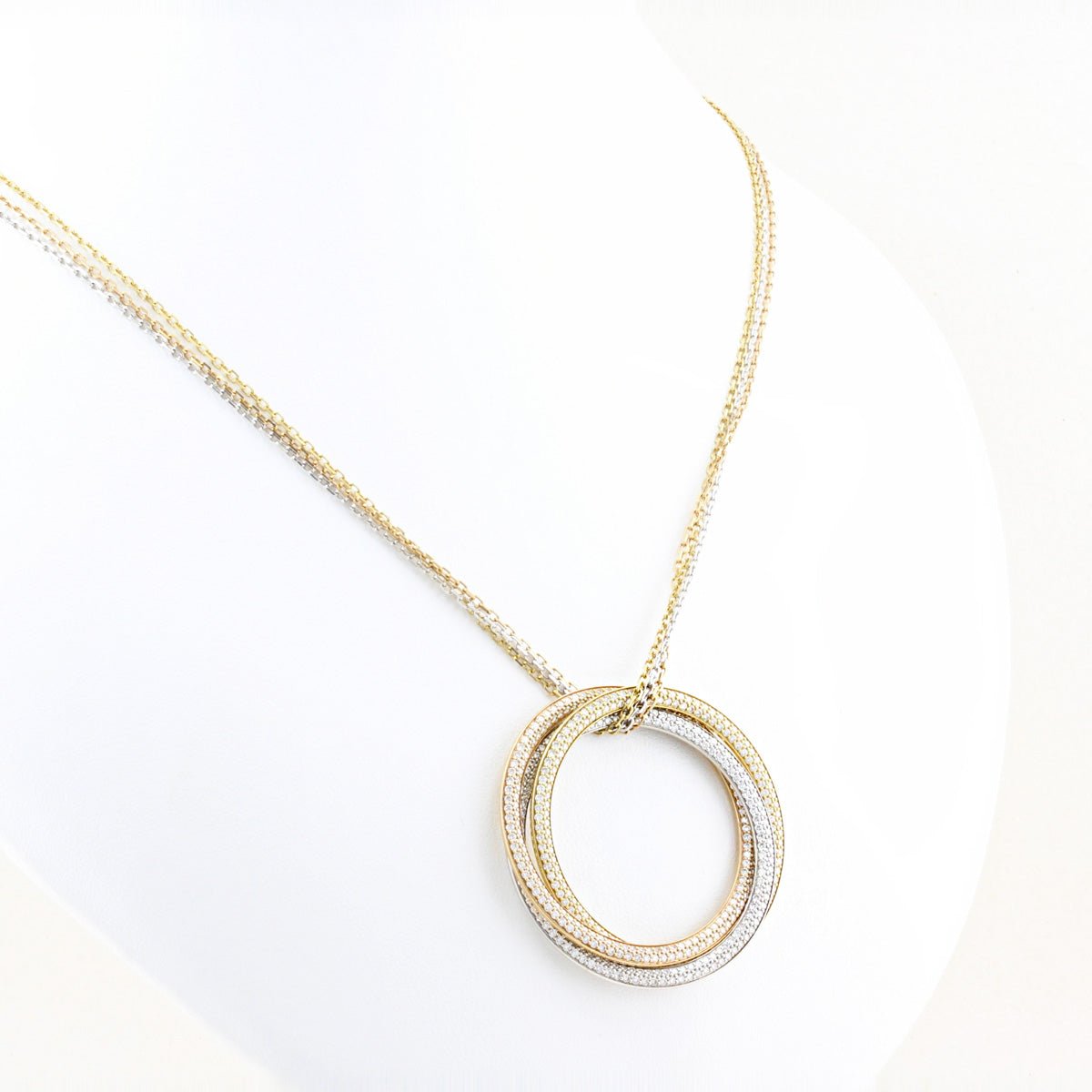 Rare Vintage Cartier Trinity Necklace