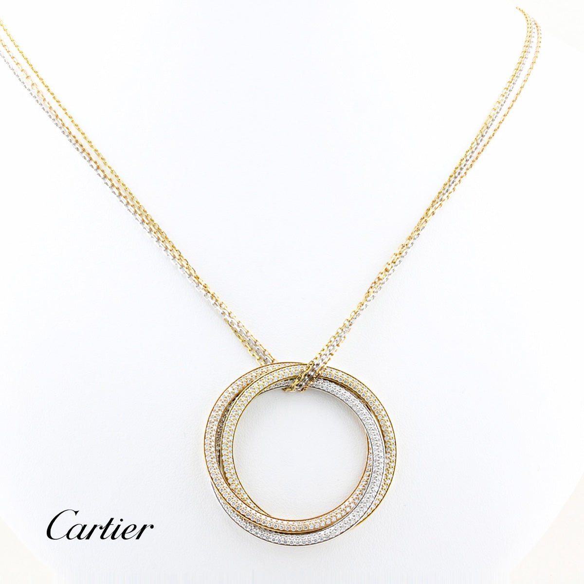 Rare Vintage Cartier Trinity Necklace