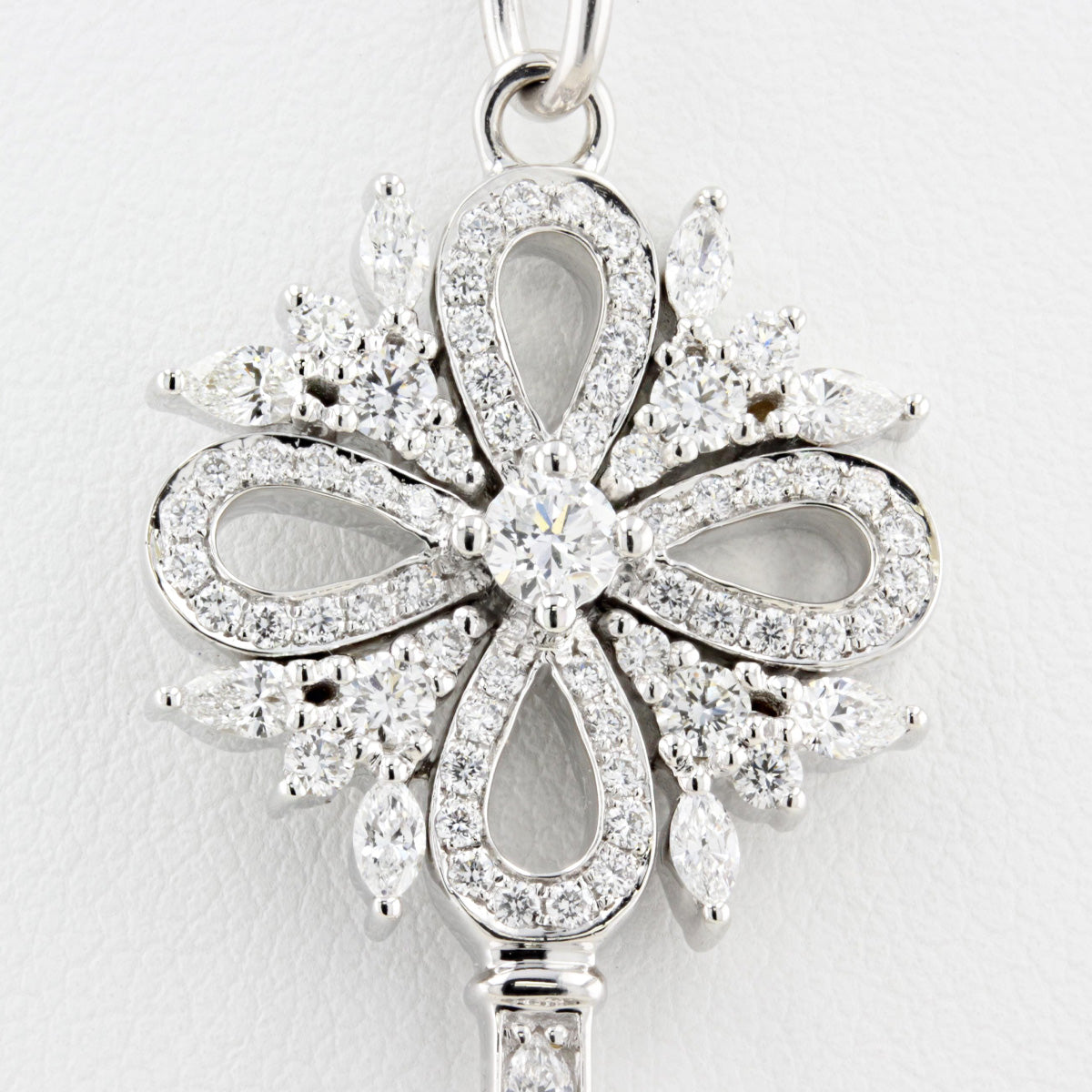 Tiffany Victoria Diamond Key Pendant
