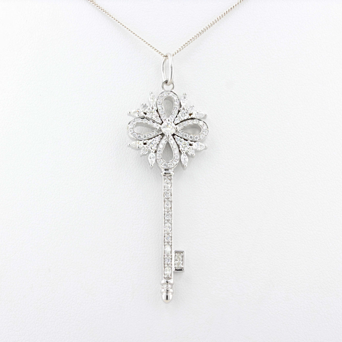 Tiffany Victoria Diamond Key Pendant