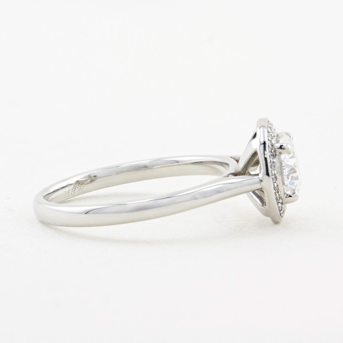 Mappin & Webb 1.01ct Diamond Halo Engagement Ring