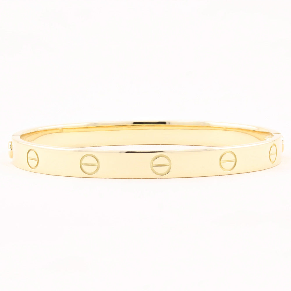 Cartier Classic Yellow Gold Love Bracelet - Size 17