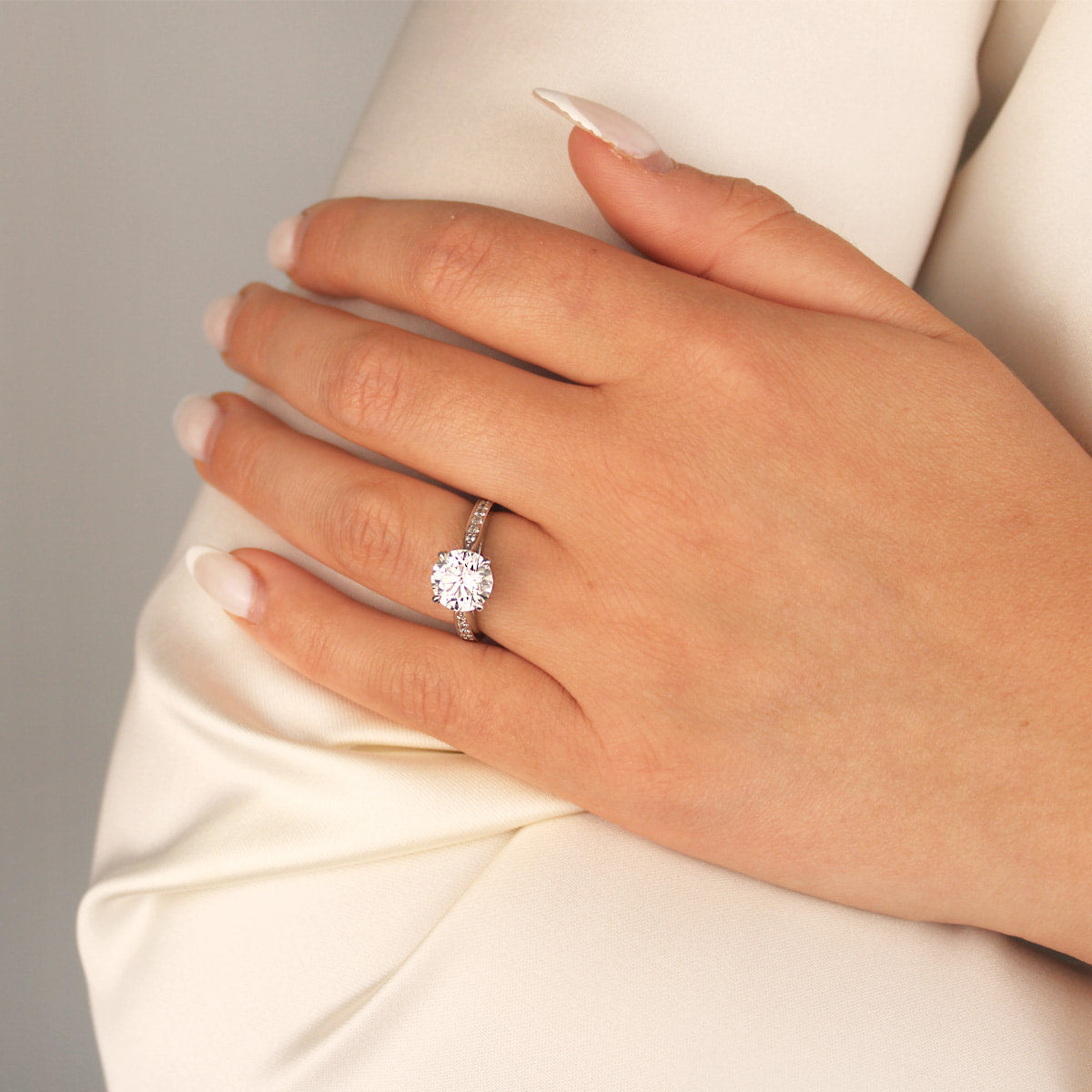 2.21ct Diamond Solitaire Engagement Ring