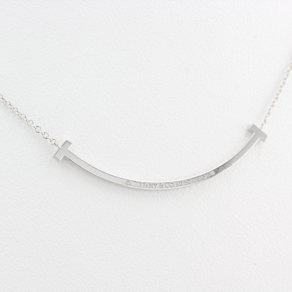 Tiffany & Co. T Diamond Smile Necklace