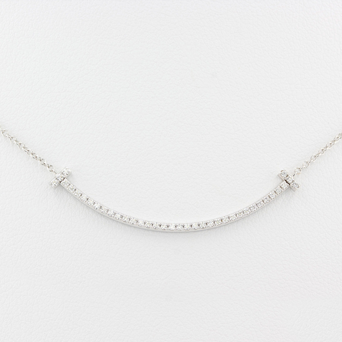 Tiffany & Co. T Diamond Smile Necklace
