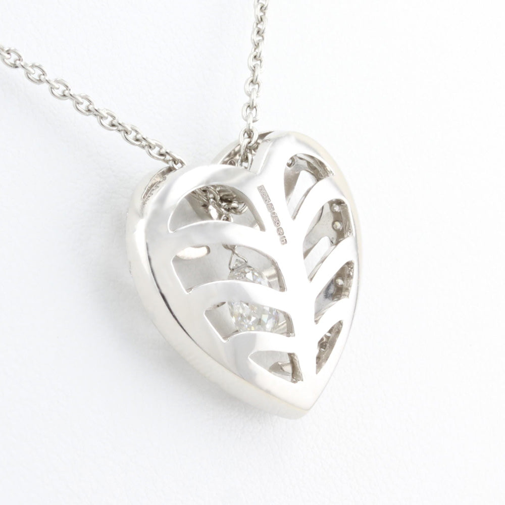 Wint & Kidd Diamond Heart Briolette Necklace