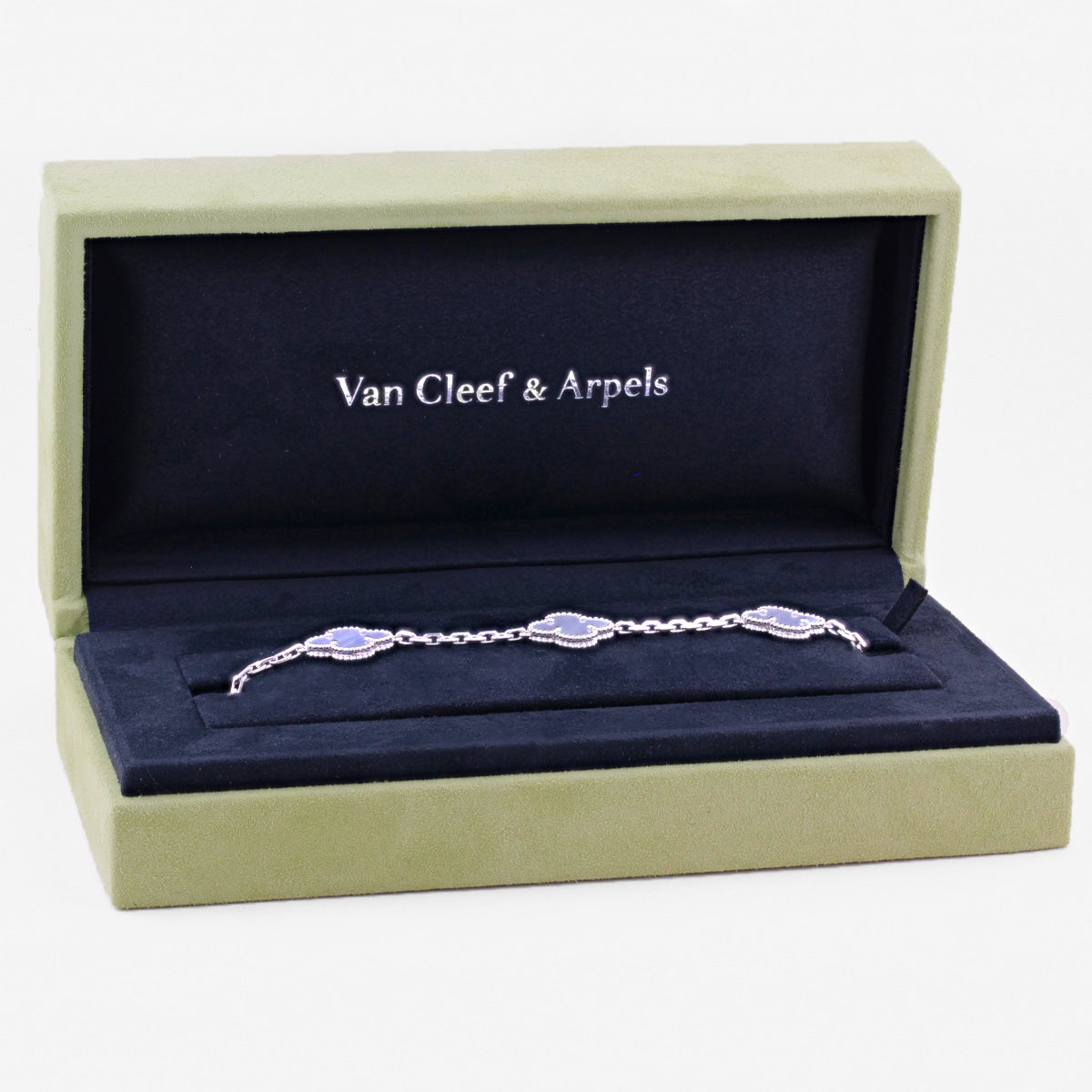 Van Cleef & Arpels Vintage Chalcedony Alhambra Bracelet