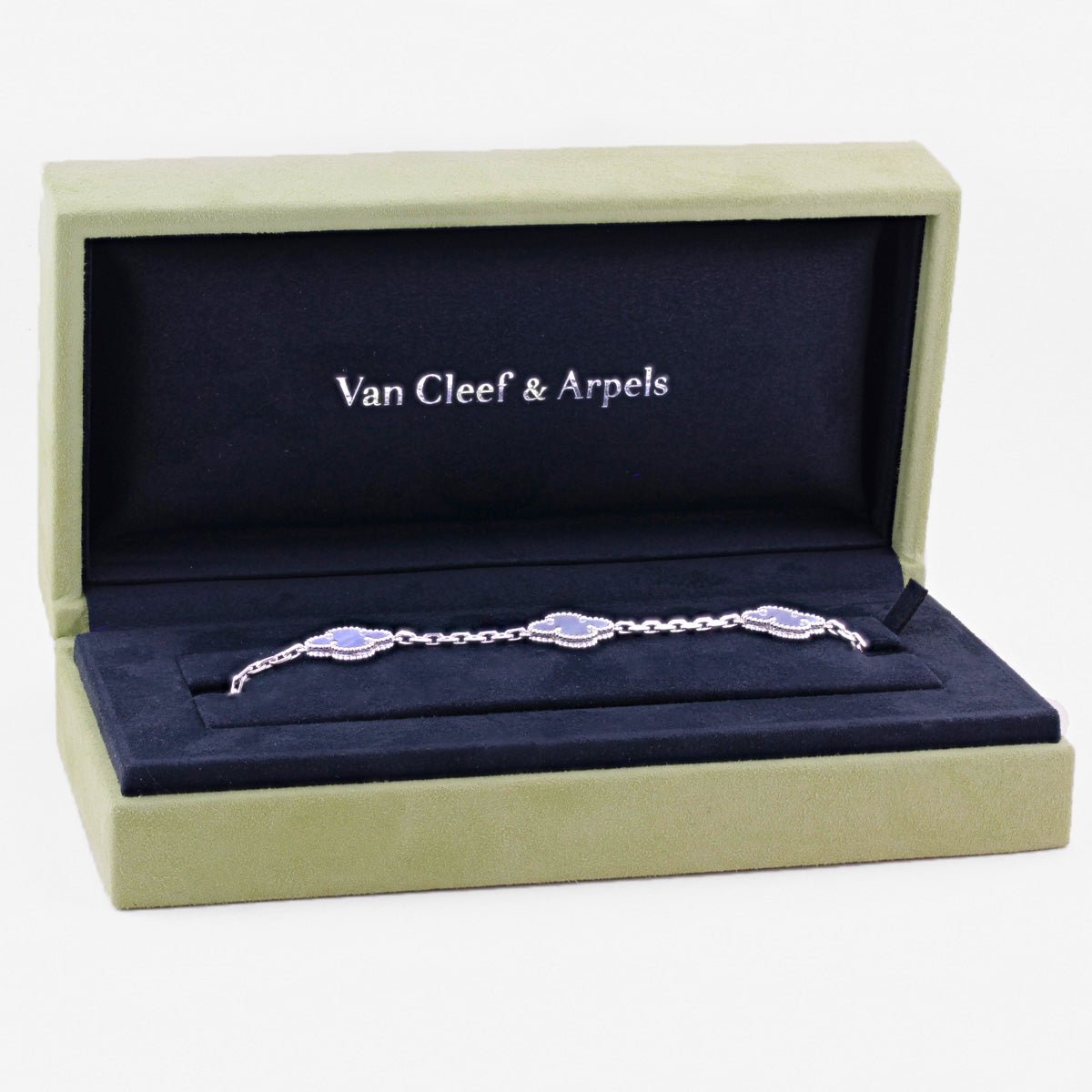 Van Cleef & Arpels Vintage Chalcedony Alhambra Bracelet