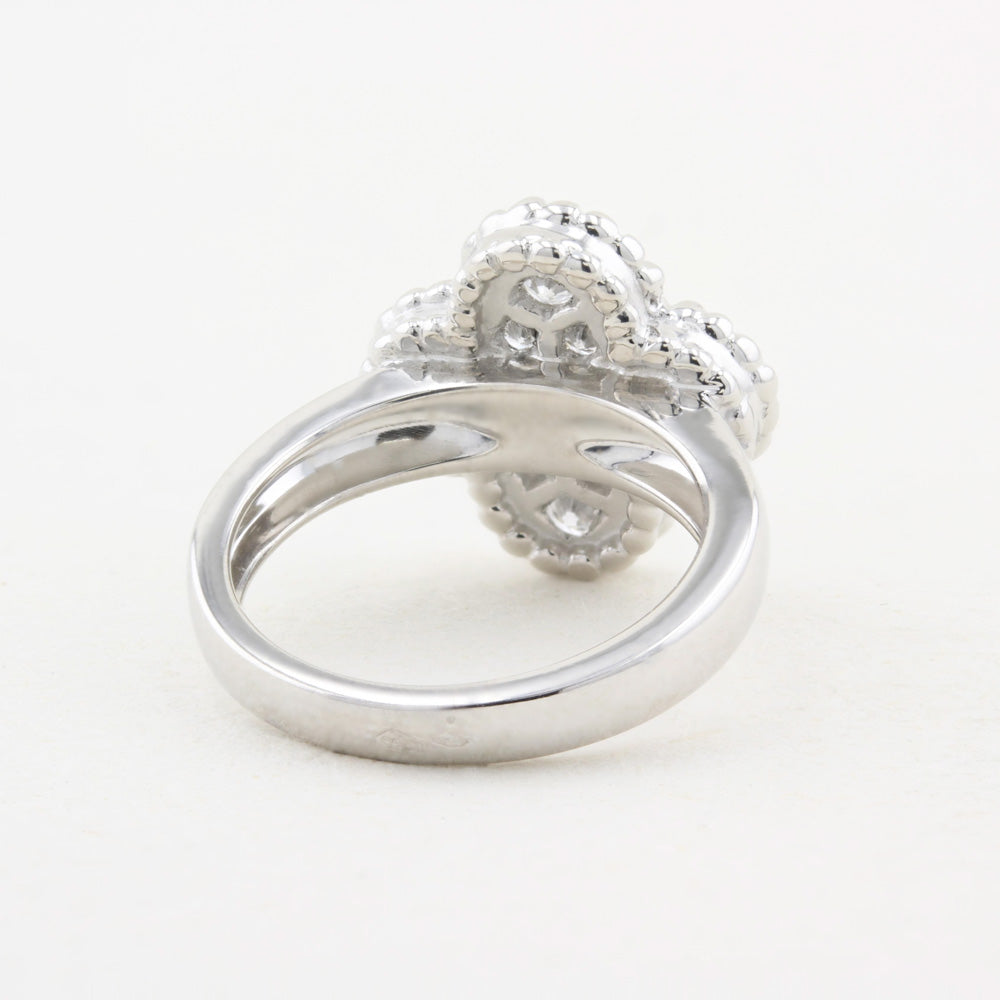 Van Cleef & Arpels Diamond Alhambra Ring