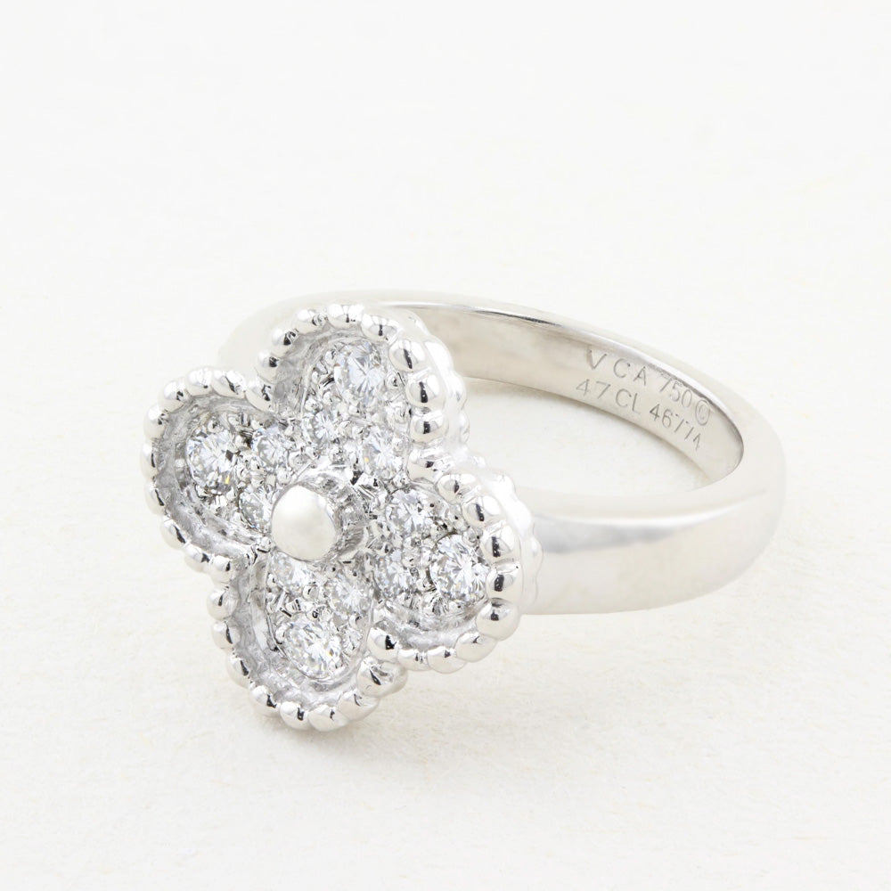 Van Cleef & Arpels Diamond Alhambra Ring