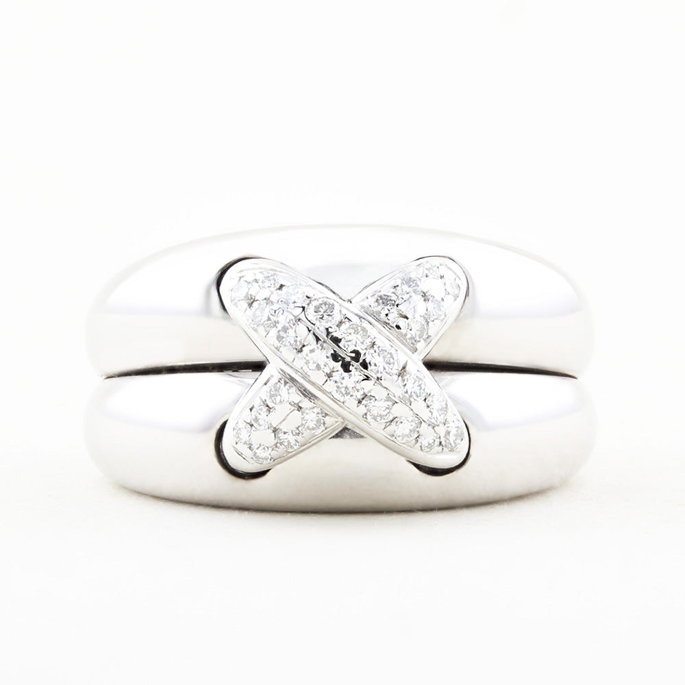 Vintage Chaumet Diamond Liens de Band Ring