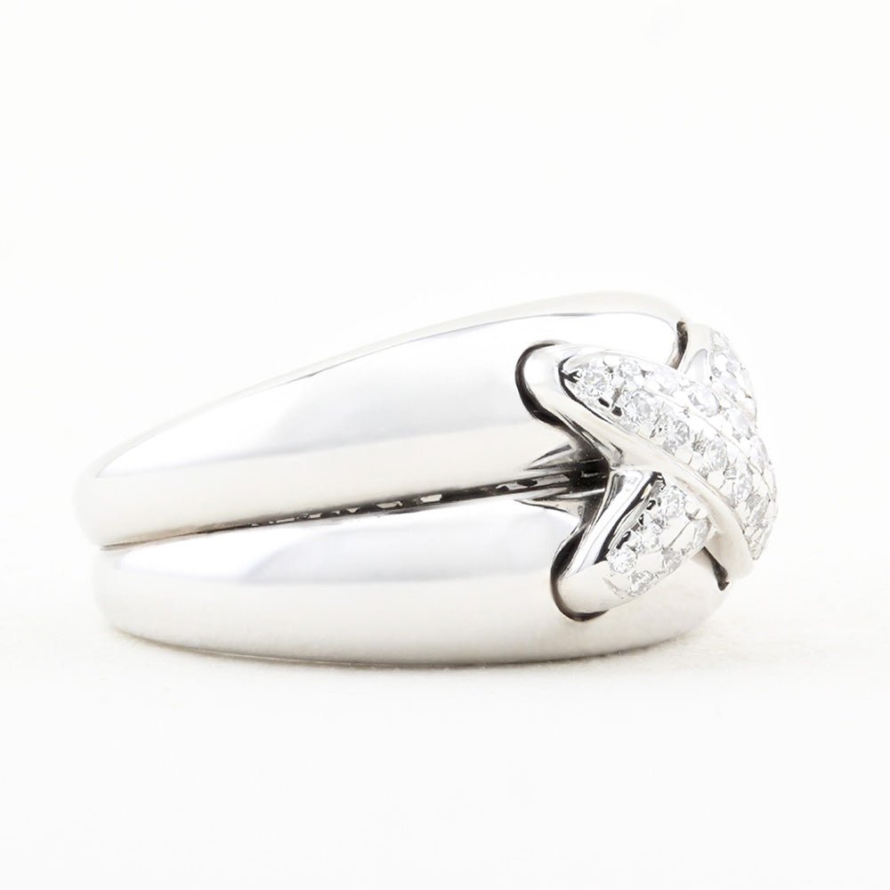 Vintage Chaumet Diamond Liens de Band Ring