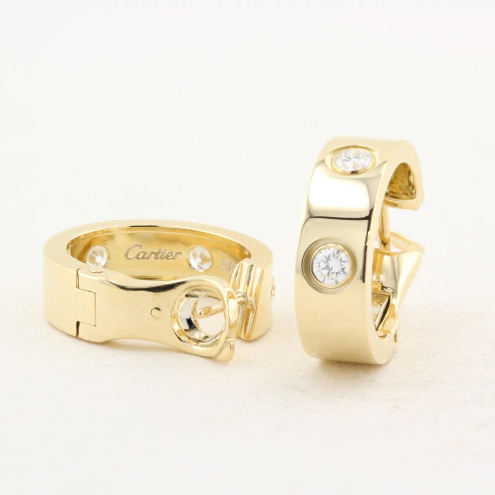 Cartier Diamond Love Hoop Earring