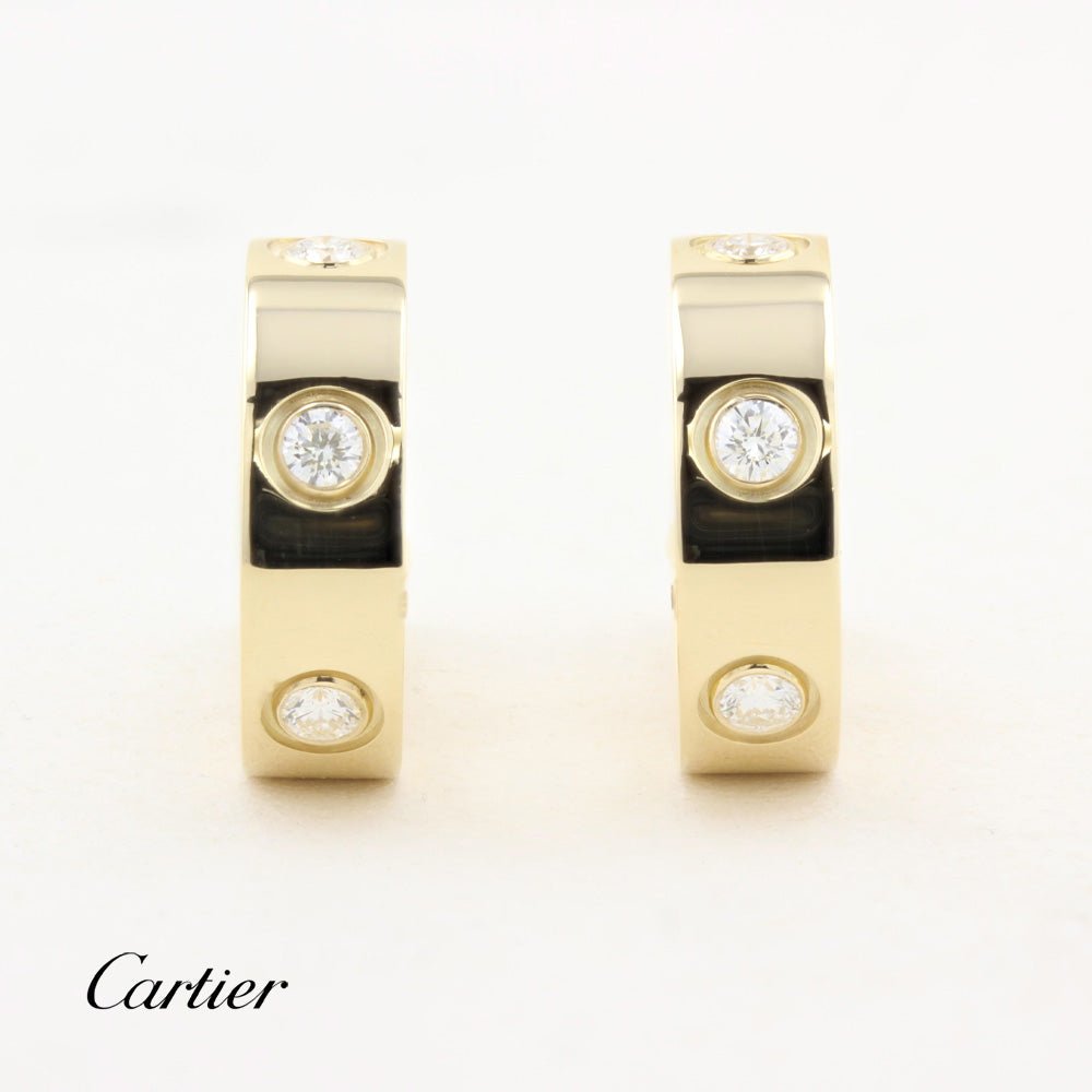 Cartier Diamond Love Hoop Earring