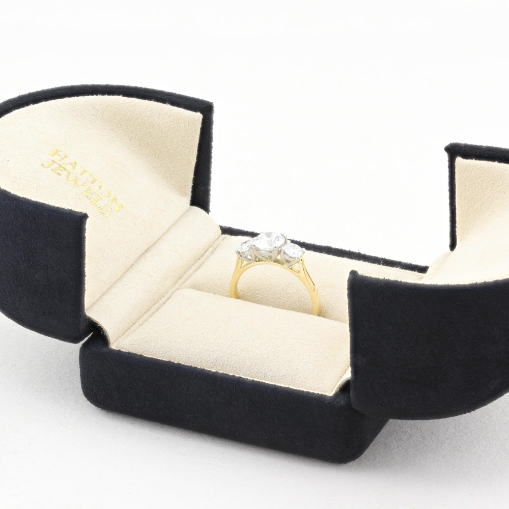 1.36ct Diamond Three Stone Engagement Ring