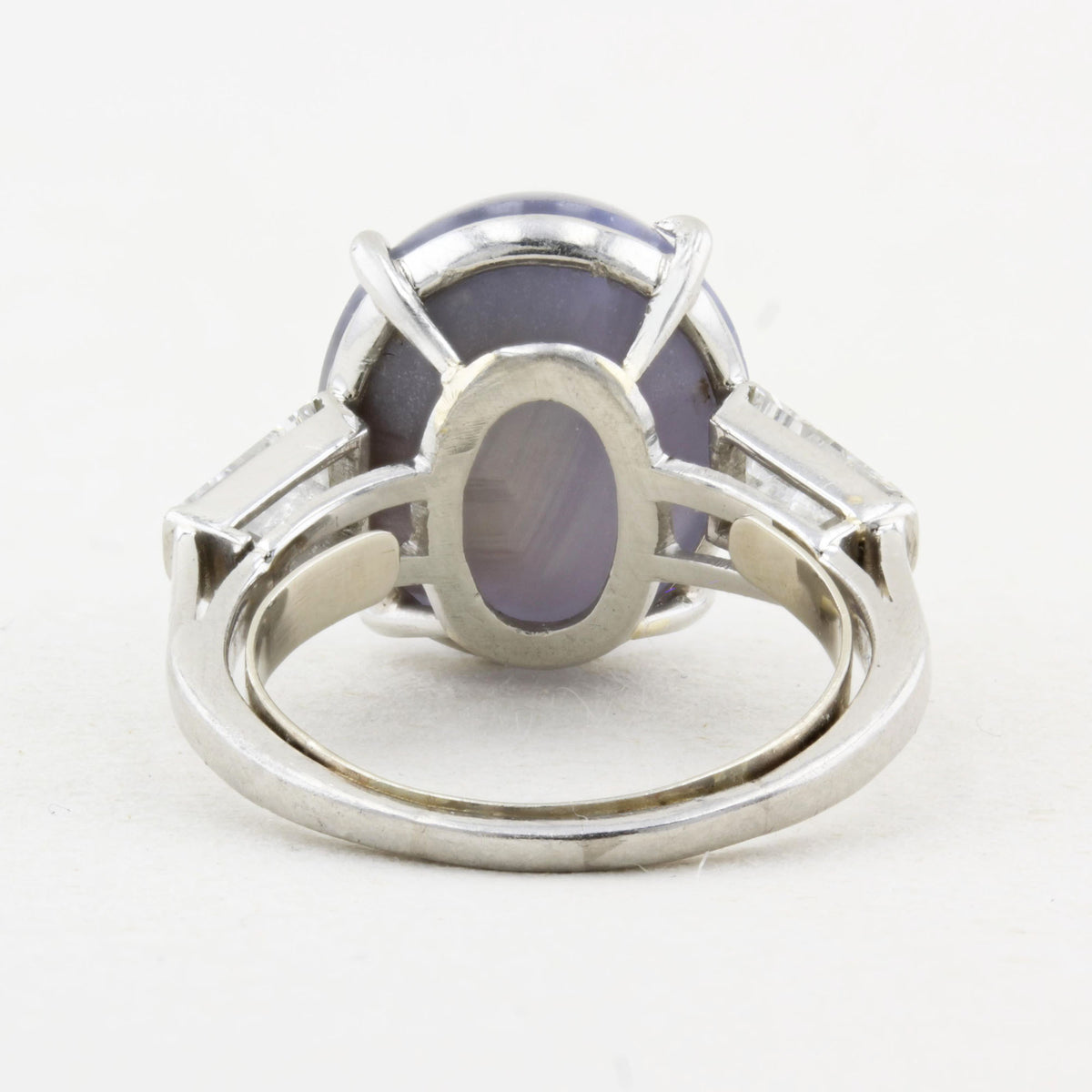 Vintage Star Sapphire and Diamond Ring