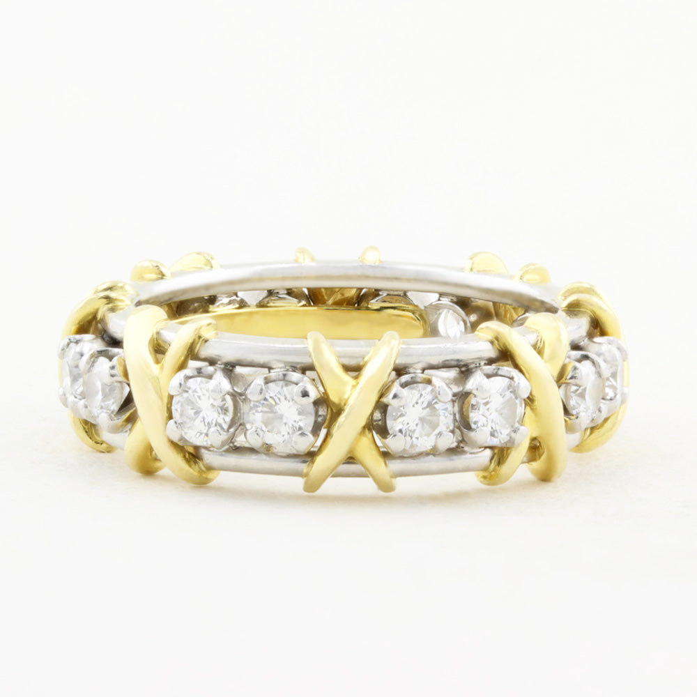 Pre-Owned Tiffany Schlumberger Sixteen Stone Ring