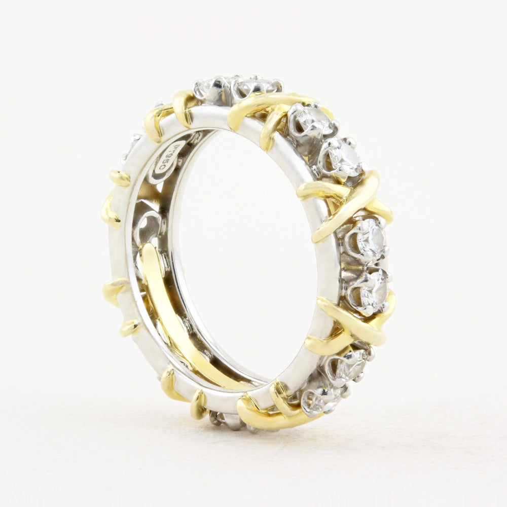 Pre-Owned Tiffany Schlumberger Sixteen Stone Ring