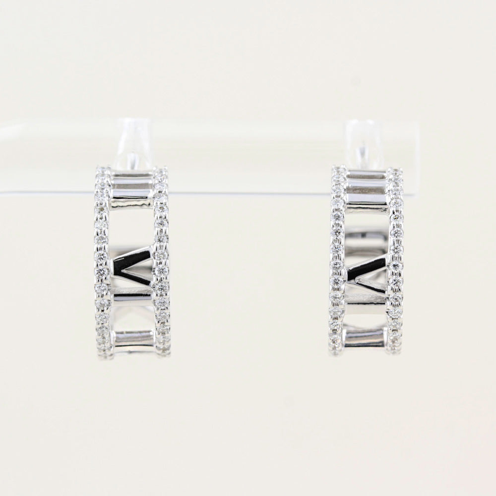 Tiffany Diamond Atlas Hoop Earrings