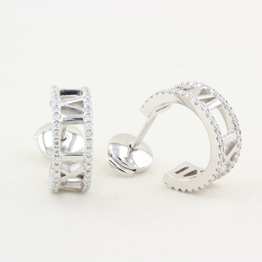 Tiffany & Co. Diamond Atlas Hoop Earrings