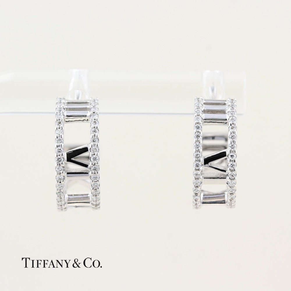 Tiffany & Co. Diamond Atlas Hoop Earrings
