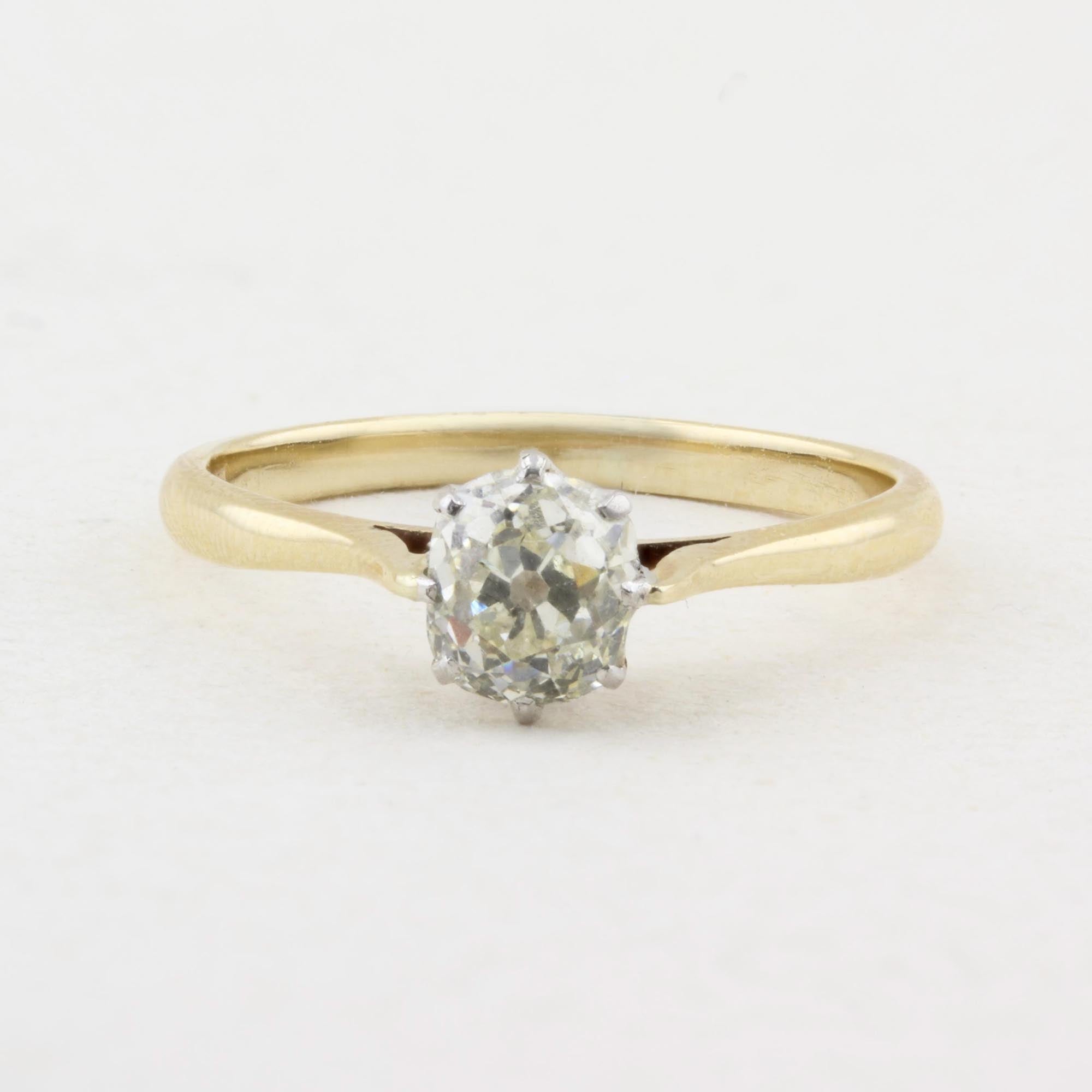 Vintage Old Cut Diamond Solitaire Ring