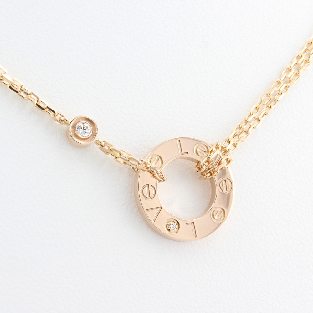 Cartier Diamond Two Diamonds Love Necklace