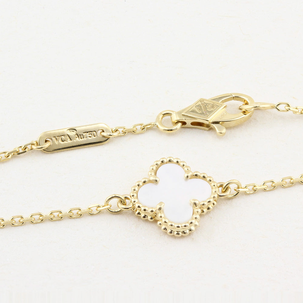 Van Cleef and Arpels Mother of Pearl Sweet Alhambra Bracelet