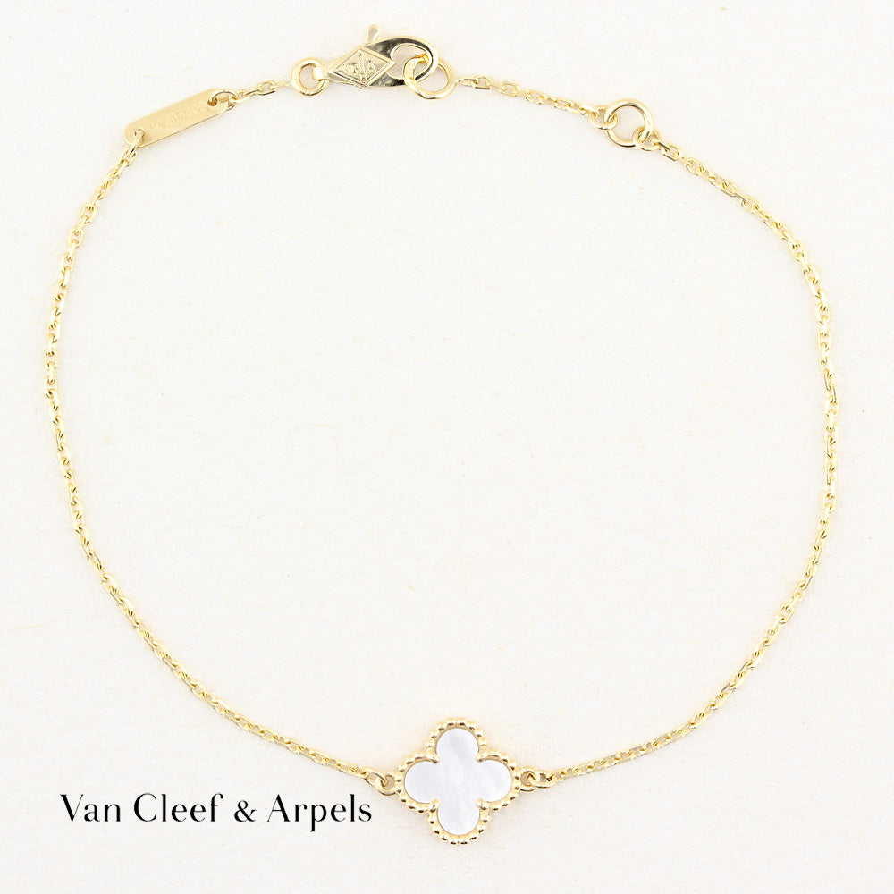 Van Cleef and Arpels Mother of Pearl Sweet Alhambra Bracelet