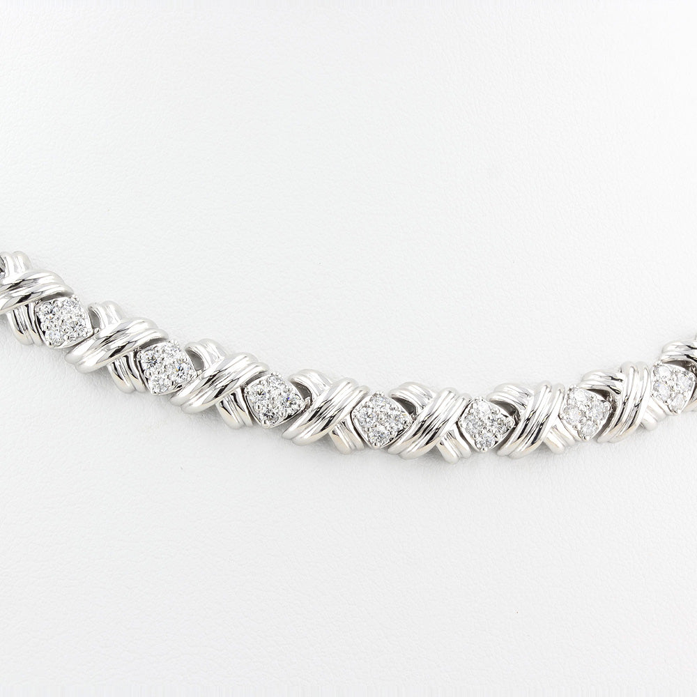 Tiffany & Co. Diamond Signature X Necklace