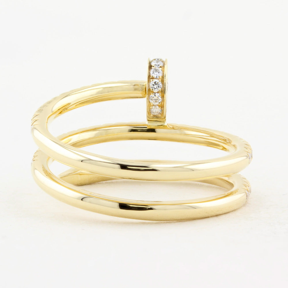 Cartier Juste Un Clou Diamond Semi-Paved Ring