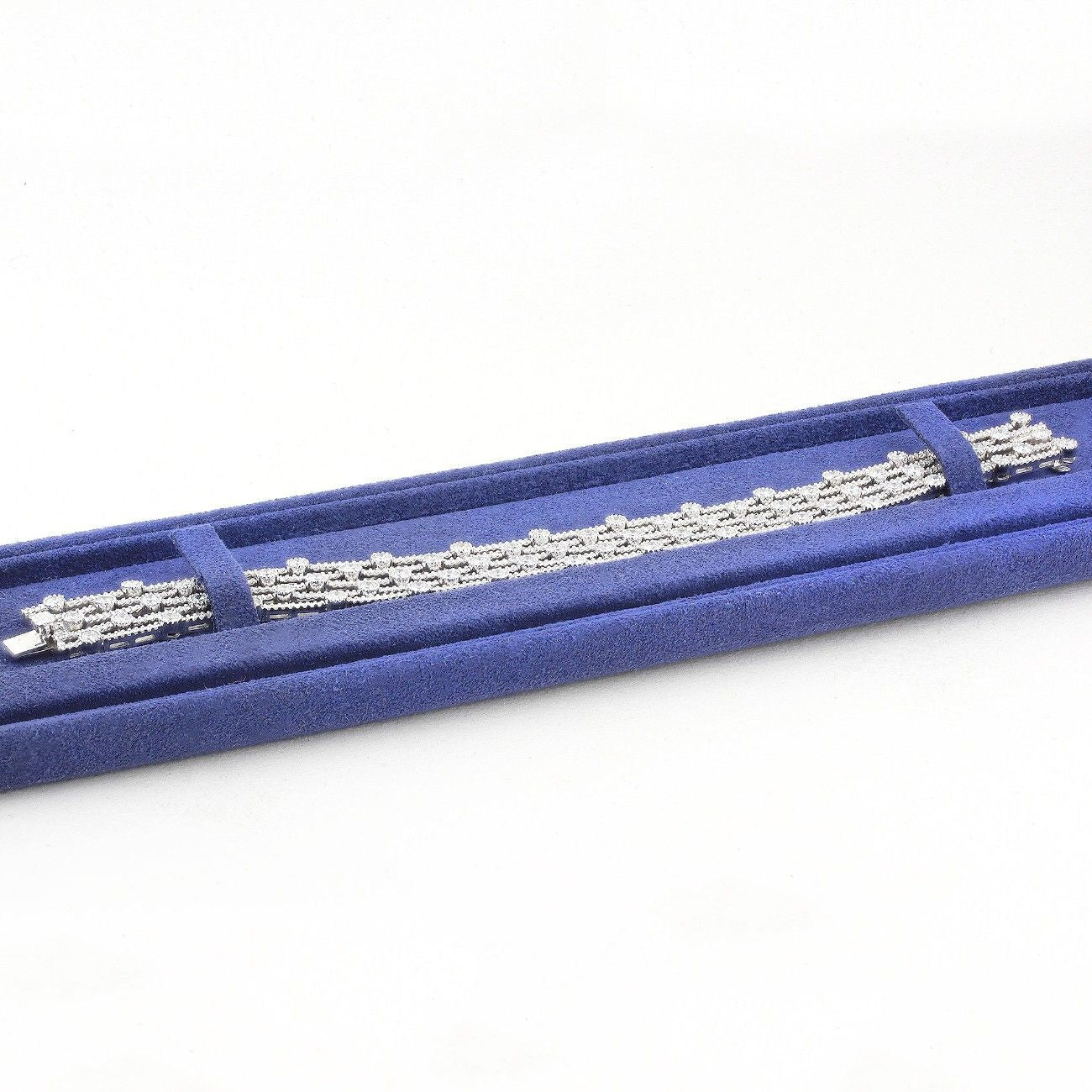 7.30ct Diamond Multi Row Bracelet