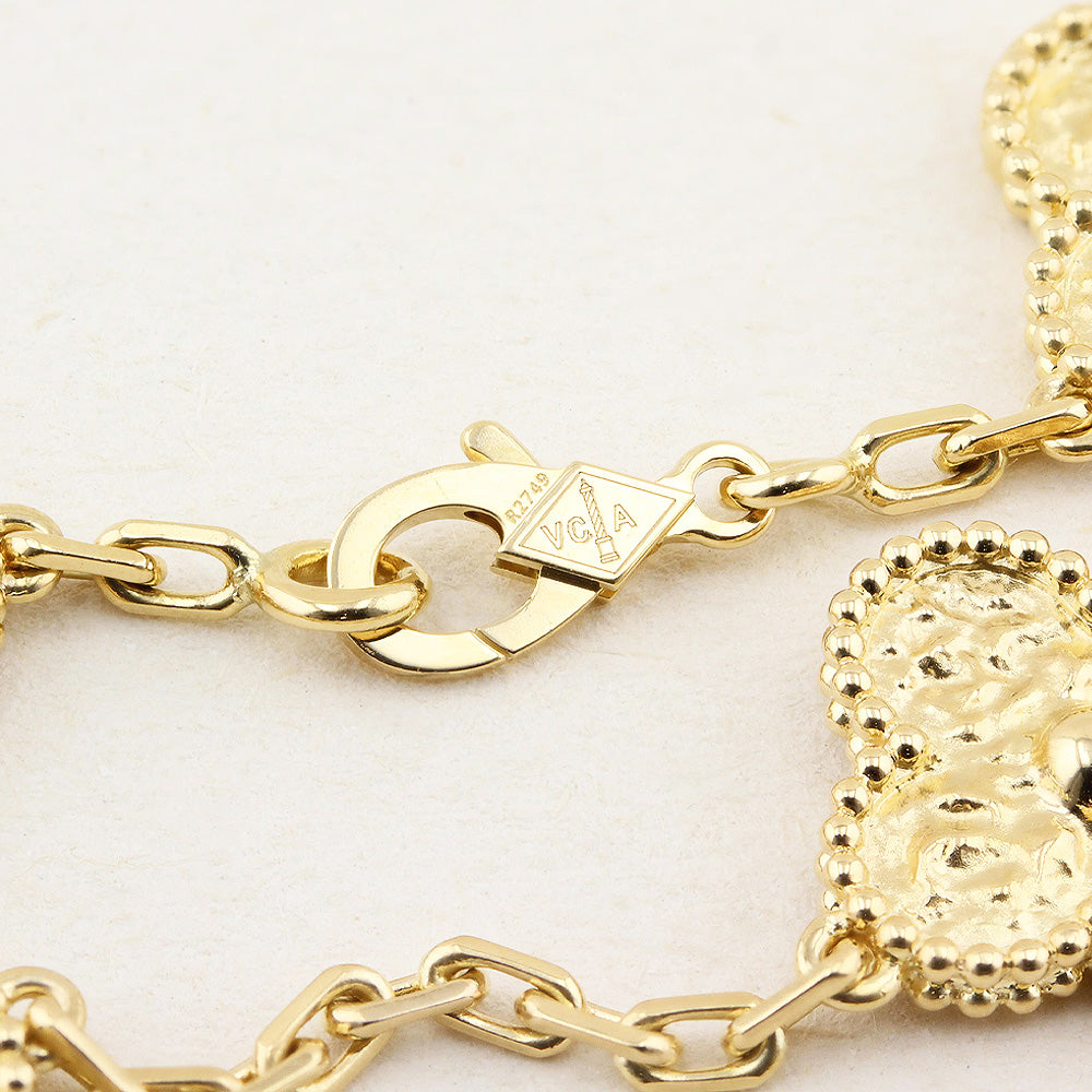 Van Cleef and Arpels Alhambra Yellow Gold Bracelet
