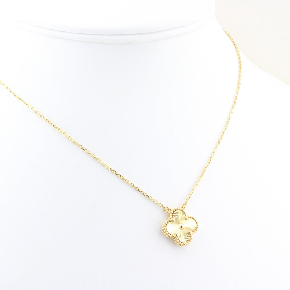 Van Cleef and Arpels Alhambra Yellow Gold Necklace