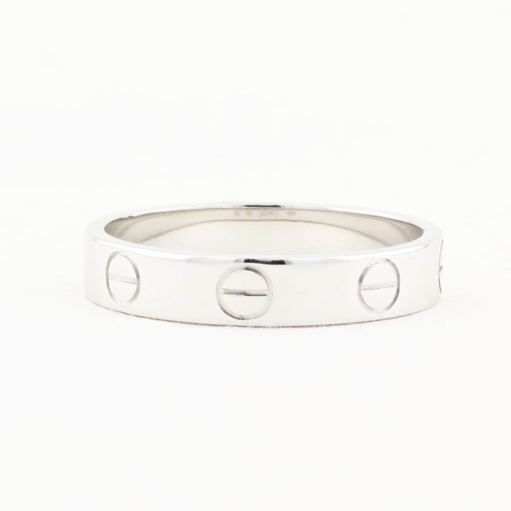Cartier White Gold SM Love Ring