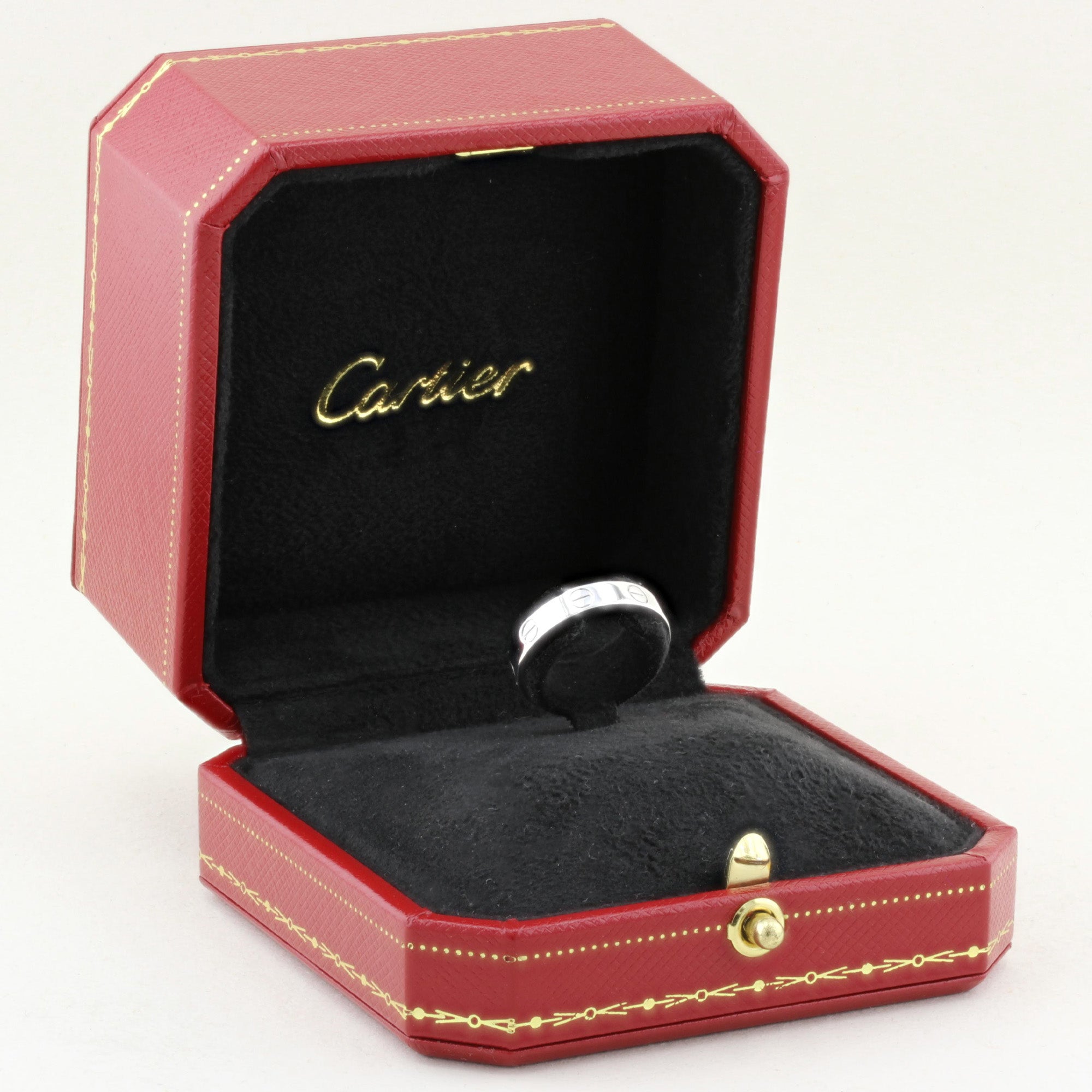 Cartier White Gold SM Love Ring - Size 51