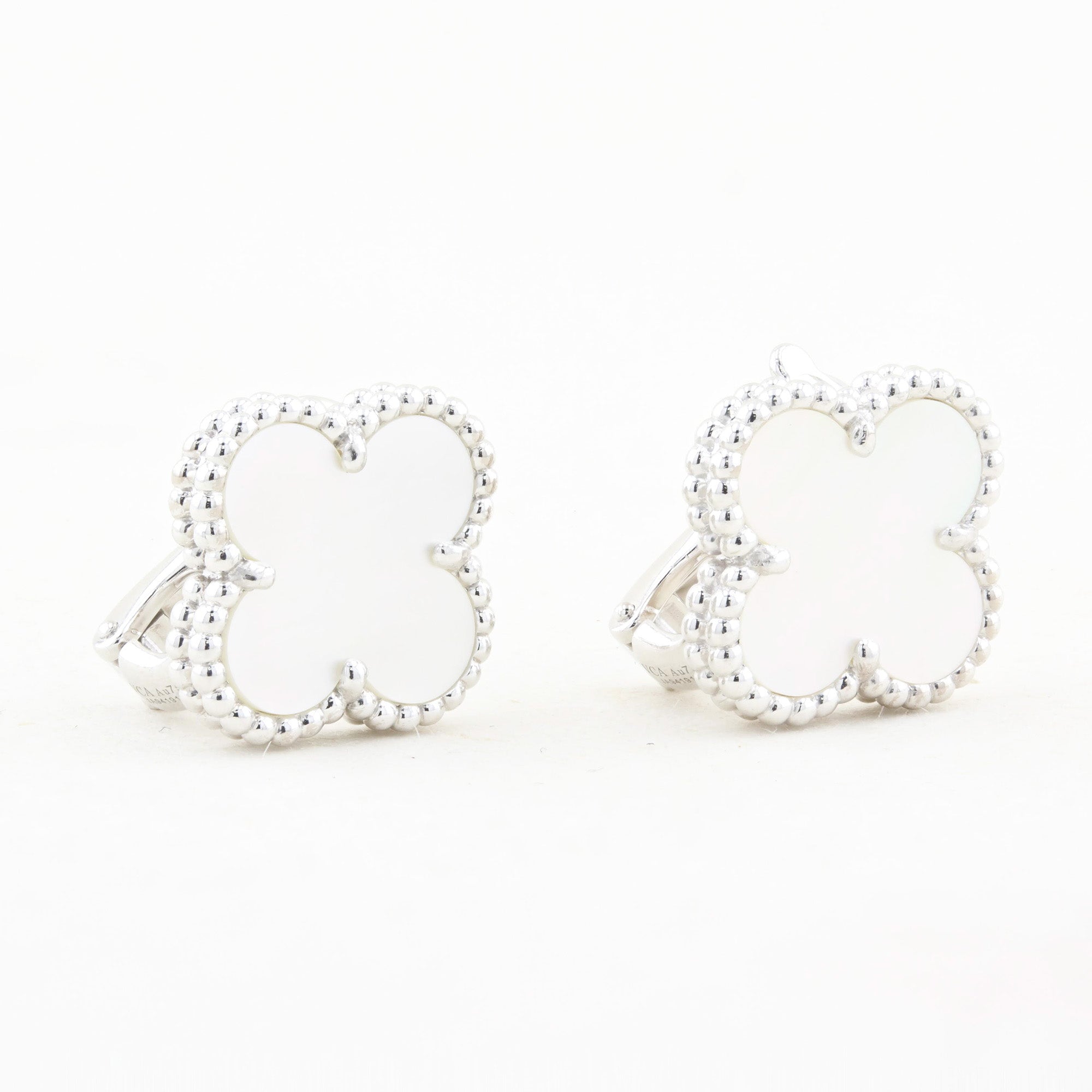 Van Cleef & Arpels Mother of Pearl Alhambra Earrings