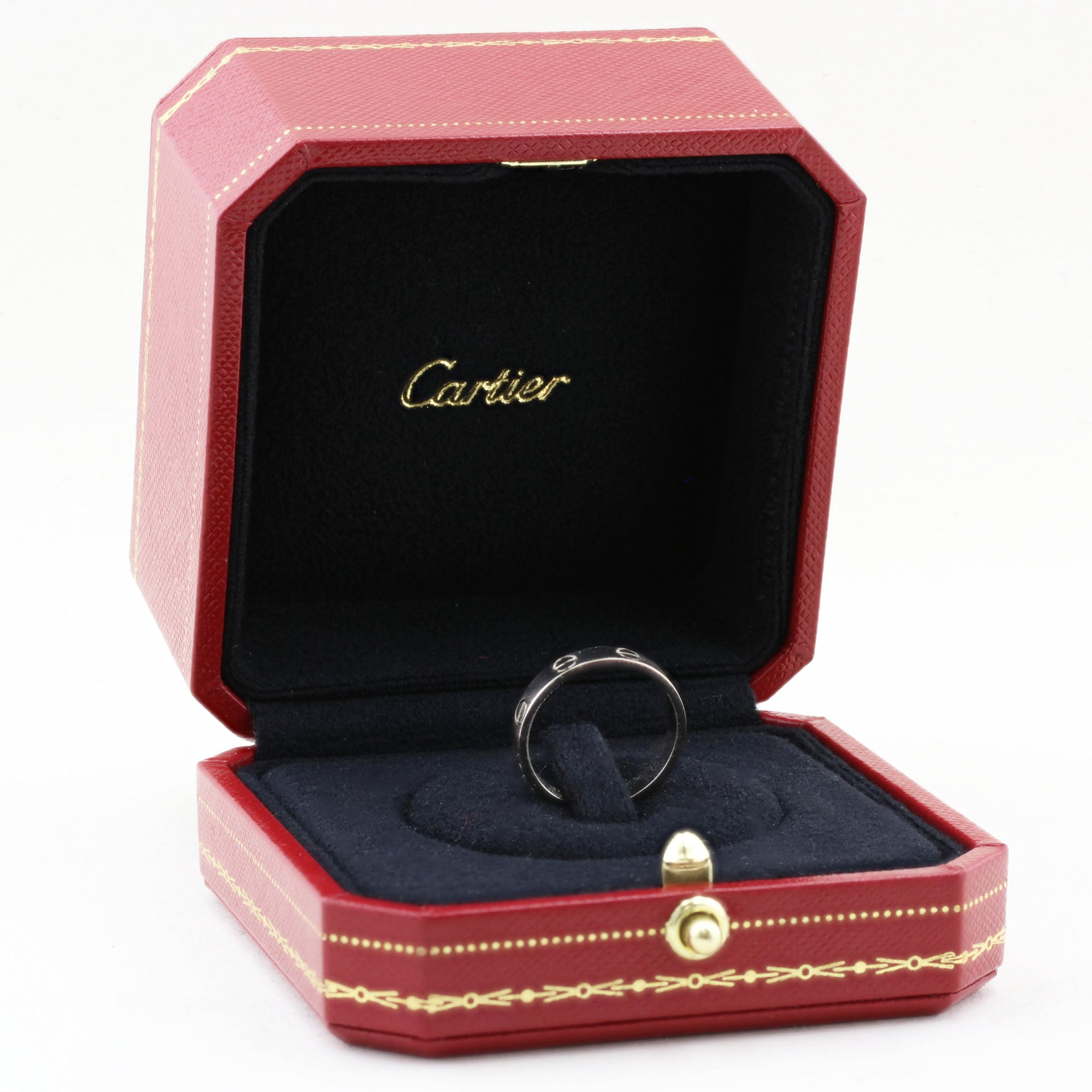 Cartier White Gold SM Love Ring - Size 52