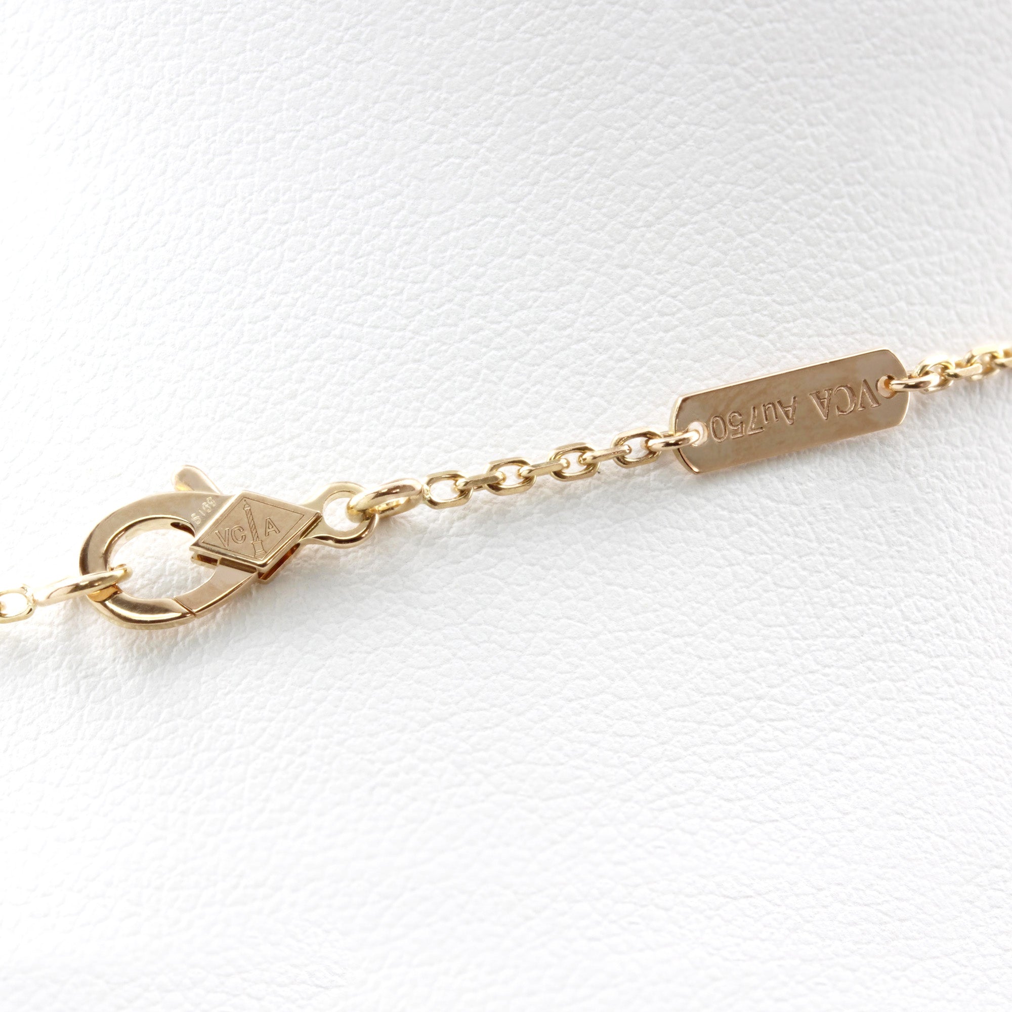 Van Cleef & Arpels Mother of Pearl Alhambra Necklace