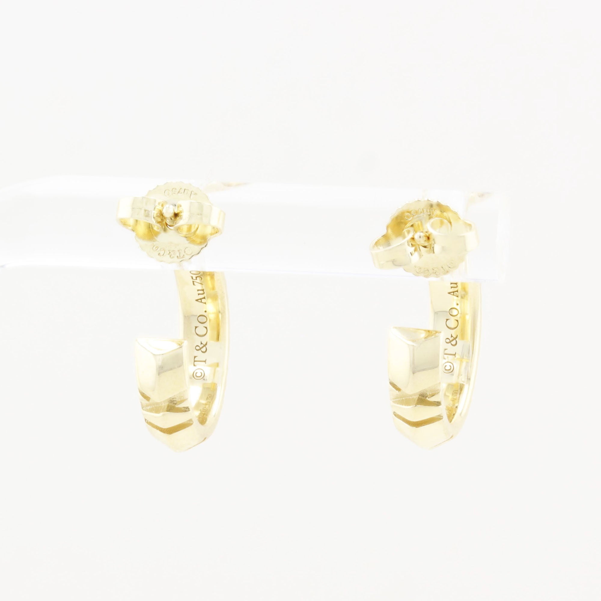 Tiffany & Co. Atlas 18ct Yellow Gold Hoop Earrings