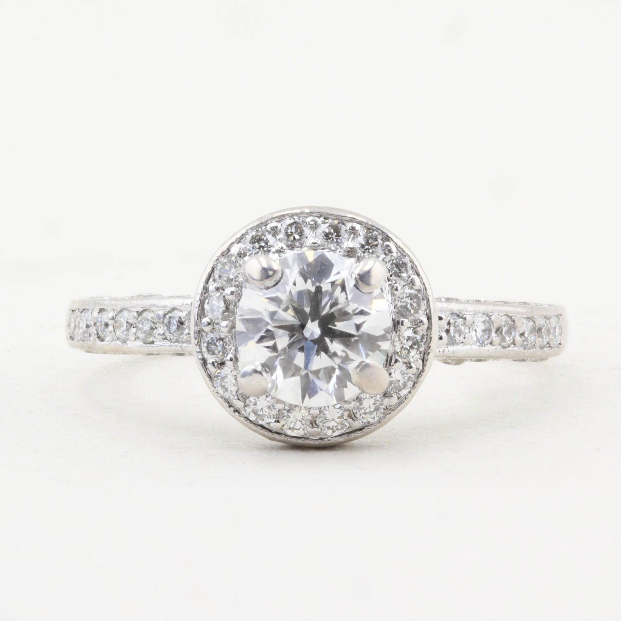 0.90ct Diamond Cluster Ring